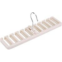 Colgador de Cinturón con 10 Ranuras- Percha Corbatero- Organizador de Colgador de Corbata- Colgador de Bufanda para…